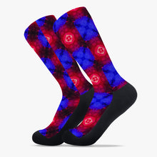 Load image into Gallery viewer, Red Cyborg Reinforced Sports Socks