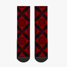 Load image into Gallery viewer, Deep Ruby  Reinforced Sports Socks