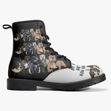 Load image into Gallery viewer, My Boys Won&#39;t Hesitate Trendy Leather Boots