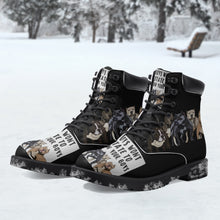 Load image into Gallery viewer, My Boys Won&#39;t Hesitate Casual Leather Boots