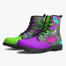 Load image into Gallery viewer, Psycho Unicorn Trendy Leather Boots