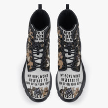 Load image into Gallery viewer, My Boys Won&#39;t Hesitate Chunky Boots