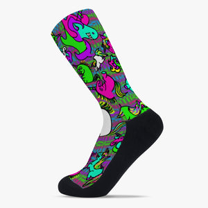 Psycho Unicorn Reinforced Sports Socks