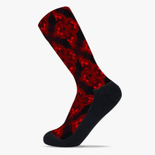 Load image into Gallery viewer, Deep Ruby  Reinforced Sports Socks