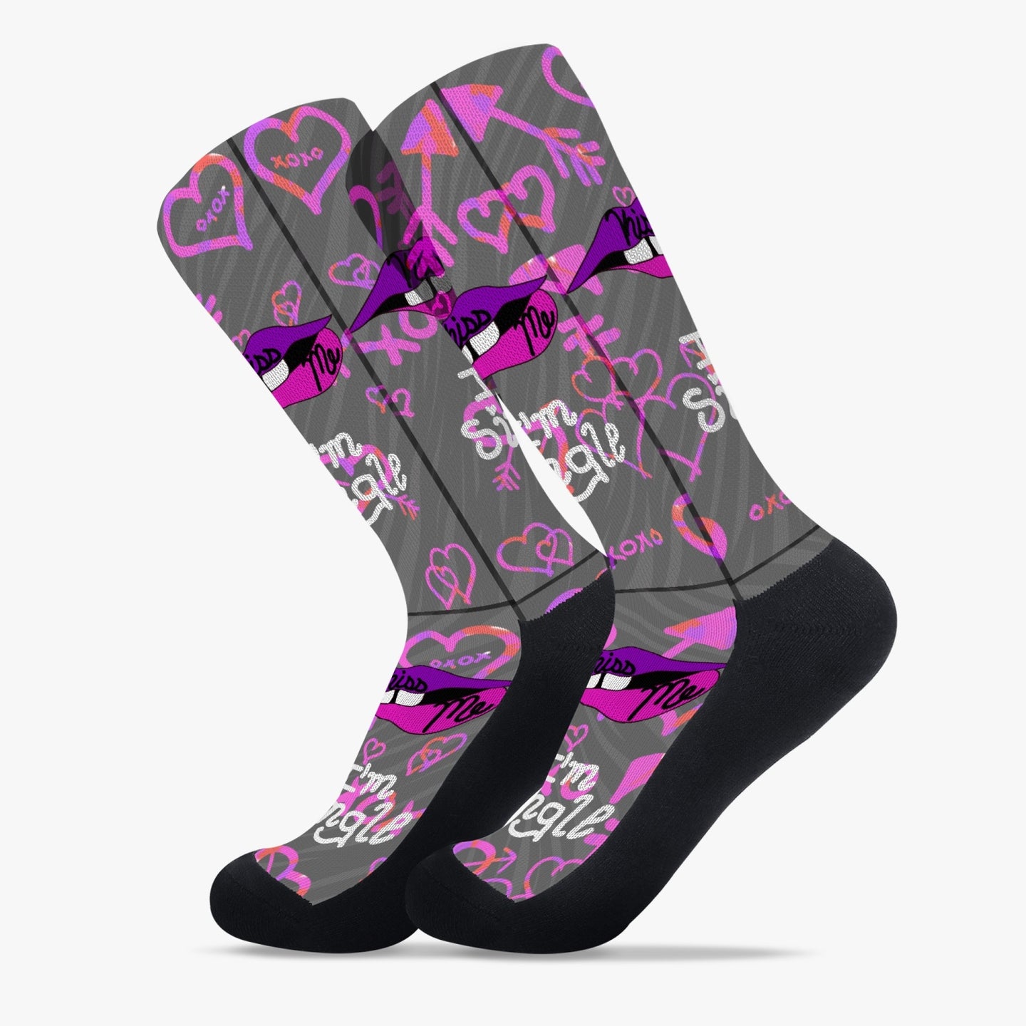 Kiss Me Reinforced Sports Socks