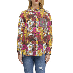 Aries Flora Long Button Up Casual Shirt