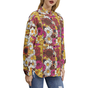 Aries Flora Long Button Up Casual Shirt