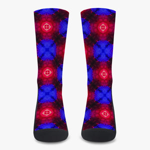 Red Cyborg Reinforced Sports Socks