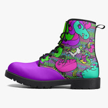 Load image into Gallery viewer, Psycho Unicorn Trendy Leather Boots