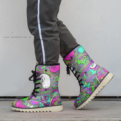Psycho Unicorn Fur Lining Boots