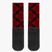 Load image into Gallery viewer, Deep Ruby  Reinforced Sports Socks