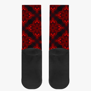 Deep Ruby  Reinforced Sports Socks