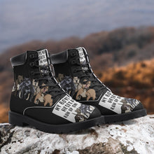 Load image into Gallery viewer, My Boys Won&#39;t Hesitate Casual Leather Boots