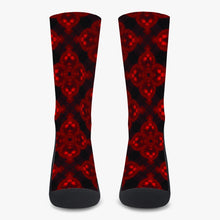 Load image into Gallery viewer, Deep Ruby  Reinforced Sports Socks