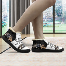 Load image into Gallery viewer, My Boys Won&#39;t Hesitate Casual Fur Shoes