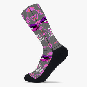 Kiss Me Reinforced Sports Socks