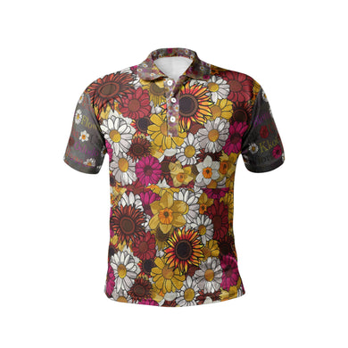 Aries Flora Men's Polo Shirts