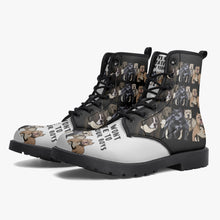 Load image into Gallery viewer, My Boys Won&#39;t Hesitate Trendy Leather Boots