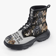Load image into Gallery viewer, My Boys Won&#39;t Hesitate Chunky Boots