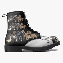 Load image into Gallery viewer, My Boys Won&#39;t Hesitate Trendy Leather Boots