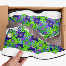 Load image into Gallery viewer, Abducted High-Top Leather Basketball Sneakers - White