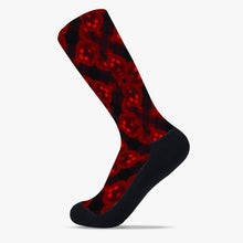 Load image into Gallery viewer, Deep Ruby  Reinforced Sports Socks