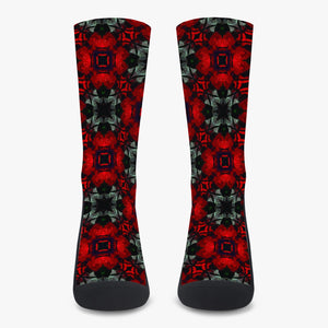 Iced Rose Bush Reinforced Sports Socks