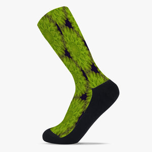 Sponged Flower Reinforced Sports Socks