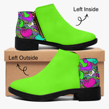 Load image into Gallery viewer, Psycho Unicorn Zipper Boots
