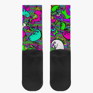 Psycho Unicorn Reinforced Sports Socks