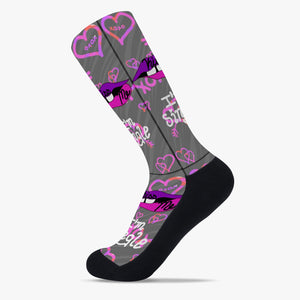 Kiss Me Reinforced Sports Socks