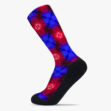 Load image into Gallery viewer, Red Cyborg Reinforced Sports Socks