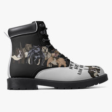 Load image into Gallery viewer, My Boys Won&#39;t Hesitate Casual Leather Boots