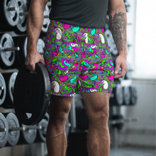 Load image into Gallery viewer, Psycho Unicorn Men&#39;s Athletic Long Shorts