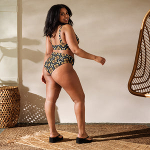 Kings Recycled high-waisted Bikini