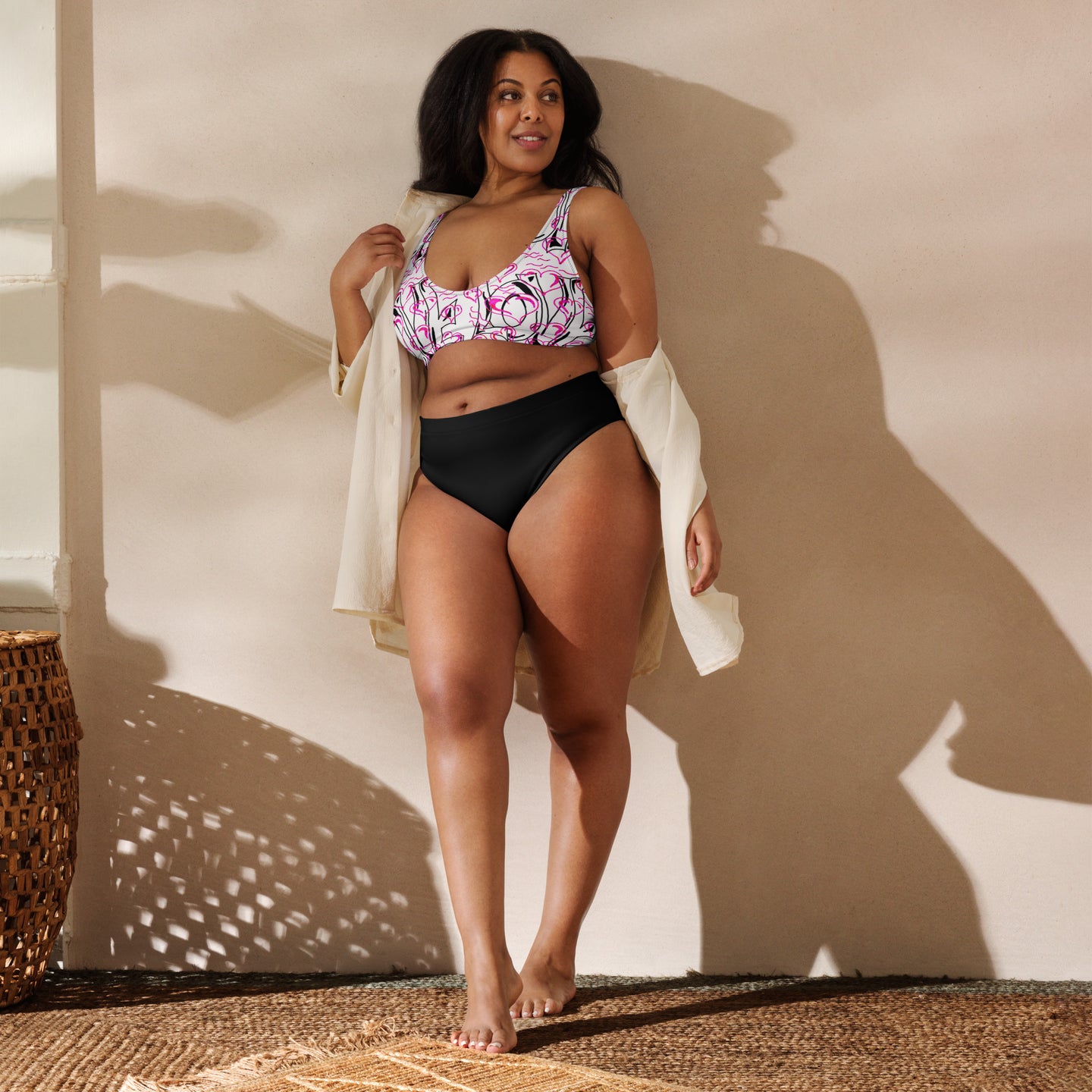 Love Recycled high-waisted bikini