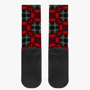 Iced Rose Bush Reinforced Sports Socks