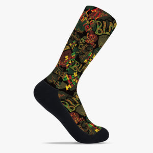 BLM BLK Reinforced Sports Socks