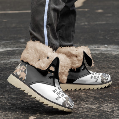 My Boys Won't Hesitate Fur Lining Boots
