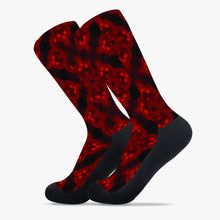 Load image into Gallery viewer, Deep Ruby  Reinforced Sports Socks