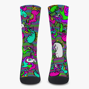 Psycho Unicorn Reinforced Sports Socks