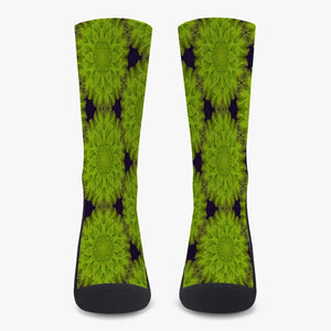 Sponged Flower Reinforced Sports Socks