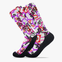 Load image into Gallery viewer, All the Right Words Reinforced Sports Socks