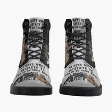 Load image into Gallery viewer, My Boys Won&#39;t Hesitate Casual Leather Boots