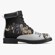 Load image into Gallery viewer, My Boys Won&#39;t Hesitate Casual Leather Boots