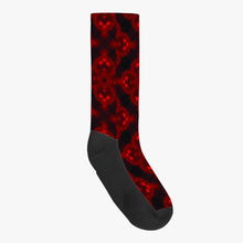 Load image into Gallery viewer, Deep Ruby  Reinforced Sports Socks