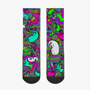 Psycho Unicorn Reinforced Sports Socks