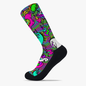 Psycho Unicorn Reinforced Sports Socks