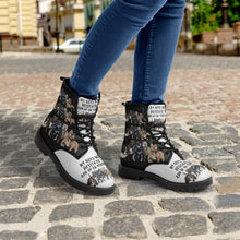 Load image into Gallery viewer, My Boys Won&#39;t Hesitate Trendy Leather Boots