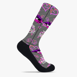 Kiss Me Reinforced Sports Socks